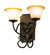 Thierry Two Light Wall Sconce in Bronze (57|291395)