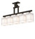 Quadrato Five Light Island Pendant in Golden Bronze (57|288668)