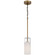 Ole' One Light Pendant in Antique Brushed Brass (18|63094ABBCFR)