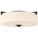 Rachel Two Light Flush Mount in Matte Black (18|63038MBLOPL)