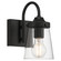 Dickens One Light Wall Sconce in Black (18|62021BLCLR)