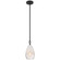 Ombre One Light Pendant in Black (18|61106BLCFR)