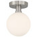 Michelle LED Semi Flush Mount in Brushed Steel (18|20495LEDDBSOPL)