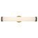 Ames LED Vanity in Lacquered Brass (531|85652LCBBK)