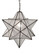Moravian Star One Light Pendant in Mahogany Bronze (57|81798)