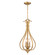 Monrovia Three Light Pendant in Muted Brass (63|P0465)