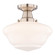 Eastgate One Light Semi-Flush Mount in Satin Nickel (63|C0352)