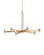 Marcelo LED Chandelier in Clear / Antique Brass / White (142|90001464)