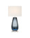 Danza One Light Table Lamp in Blue / Clear / Polished Nickel (142|67000024)