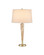 Battus One Light Table Lamp in Natural / Satin Brass (142|60001128)