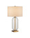 Entasis One Light Table Lamp in Clear / Aged Brass (142|60001118)