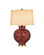 Lutz One Light Table Lamp in Dark Red / Gold (142|60001106)