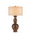 Carterton One Light Table Lamp in Marbleized Brown (142|60001088)