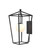 Denison One Light Wall Sconce in Midnight / Frosted White (142|55000061)