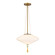 Reeve One Light Pendant in Brushed Gold/Opal Glass (452|PD481015BGOP)