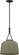 Liora One Light Pendant in Aged Iron (454|SCRJPD166AISS)