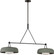 Liora Two Light Linear Chandelier in Aged Iron (454|SCRJLS171AISSOEG)