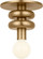 Malcolm One Light Solitaire in Satin Brass (454|SCDJFM145SB)