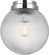 Preston One Light Flush Mount in Chrome (454|SCDJFM125CHRG)