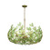 Bridget Six Light Chandelier in Soft Gold (60|BGT338SGGR)