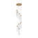 Addis LED Pendant in Aged Brass (60|ADD405AGCL)