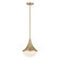 Ogdon One Light Pendant in Noble Brass (51|727771127)