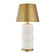 Shelly LED Table Lamp in White and Brass (51|11CD24RC)