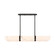 Chalfont Four Light Chandelier in Matte Black (51|11450489)