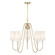 Sheldon Five Light Chandelier in Noble Brass (51|113505127)