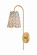 Dorothy One Light Wall Sconce in Aged Brass (428|H660101BAGB)