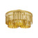 Regalia Three Light Semi-Flush Mount in Gold Leaf (16|28760GL)