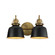 Hollis Two Light Wall Sconce in Natural Aged Brass (16|21422BKNAB)
