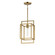 Gridline One Light Pendant in Natural Aged Brass (16|10411NAB)