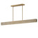 Lintel LED Linear Pendant in Travertine / Natural Aged Brass (86|E26268TVNAB)