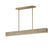 Lintel LED Linear Pendant in Travertine / Natural Aged Brass (86|E26266TVNAB)