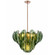 Chateau Seven Light Pendant in Satin Brass (581|856207)