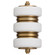 Favo LED Wall Mount in Brushed Brass (19|34056)