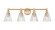 Auden Four Light Vanity in Modern Gold (224|77044VMGLD)