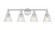 Auden Four Light Vanity in Brushed Nickel (224|77044VBN)