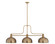 Melange Three Light Billiard in Heritage Brass (224|7253HBRD13HBR)