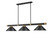Vanguard Three Light Billiard in Matte Black + Rubbed Brass (224|30503MBRBMB15)
