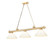 Cordon Three Light Billiard in Heritage Brass (224|23063HBRPWH)
