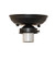 Revival One Light Flush Mount Hardware in Solar Black (57|295552)