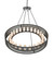 Loxley 24 Light Chandelier in Old Wrought Iron (57|292976)