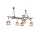 Winter Solstice Five Light Chandelier in Copper Vein (57|292450)