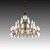 Kahler LED Chandelier in Oil Rubbed Bronze/Gold Metallic (57|289755)