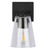 Wenda One Light Wall Sconce in Clear (216|WND51WMB)