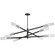 Wand Eight Light Chandelier in Matte Black (216|WAN448CMBFR)