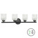 Vonda Four Light Vanity in Matte Black (216|VND294WMBALB)