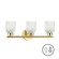 Vonda Three Light Vanity in Aged Brass (216|VND213WAGBALB)
